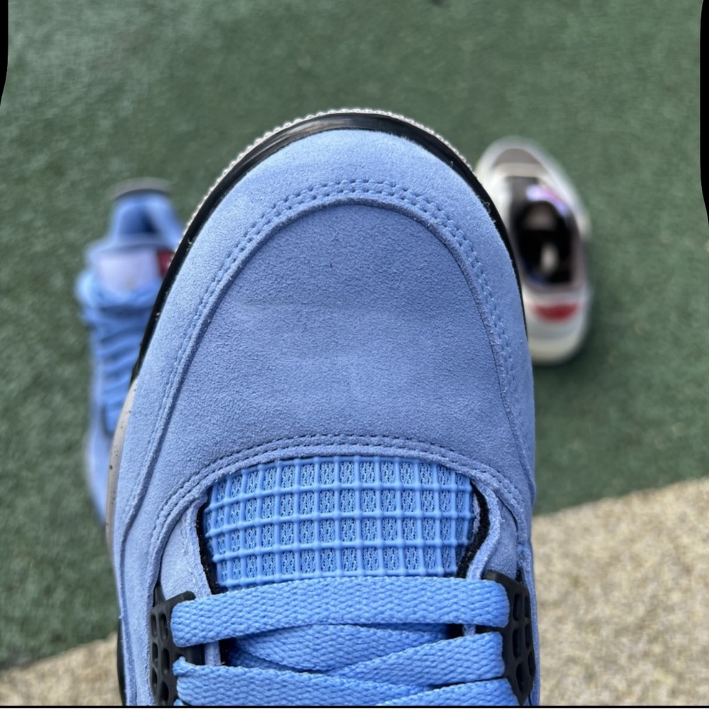 Jordan 4 Mens College Blue Sneakers - Picture 10 of 12